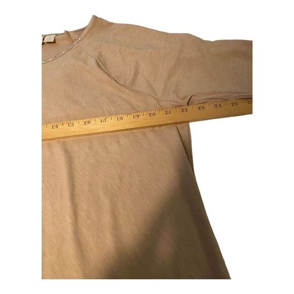 Chico’s Women’s Size 3/XL Brown Tan Pullover Top Long Sleeves Knit - Picture 6 of 10